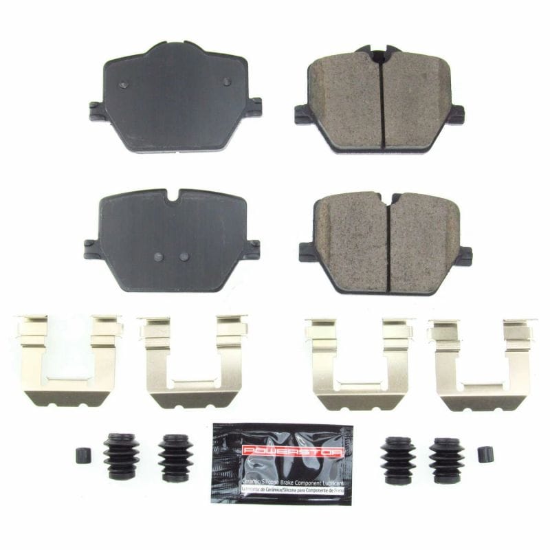 PowerStop — PowerStop - Z23 Daily Driver Carbon-Fiber Ceramic Brake Pads with Hardware Kit