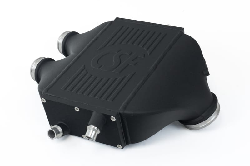 CSF — F8X M3 / M4 / M2 Comp Top Mount Charge-Air-Cooler - Crinkle Black Finish