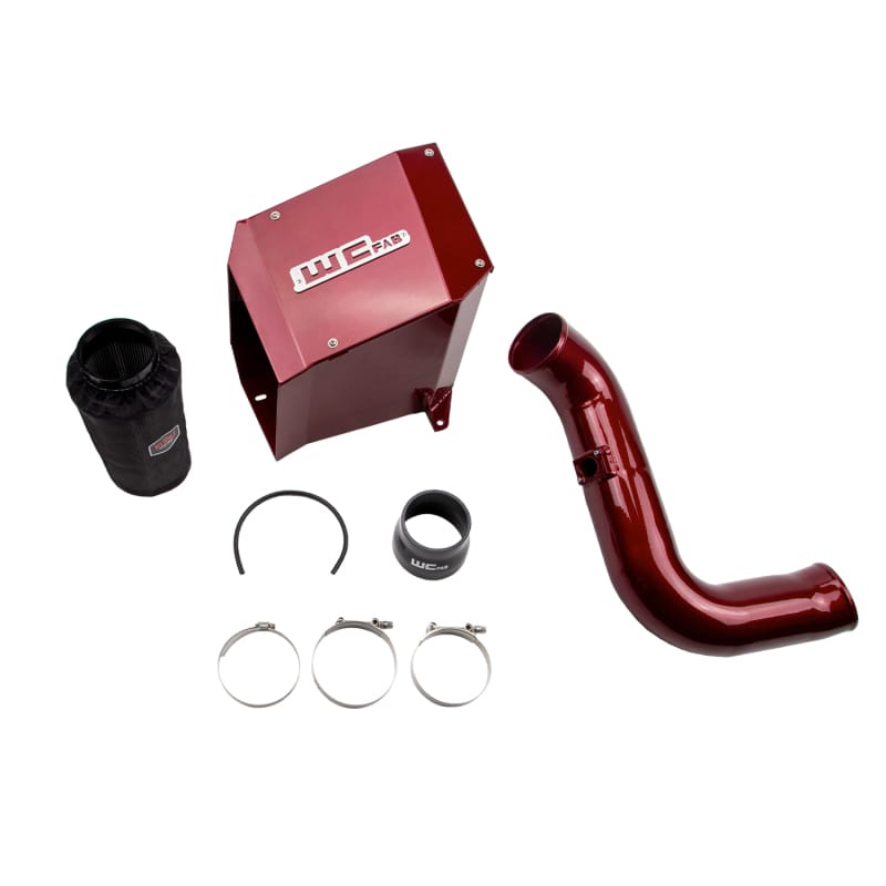 Wehrli — Intake Kit, 4in., for 2004.5-2005 Duramax LLY, WCFab Red