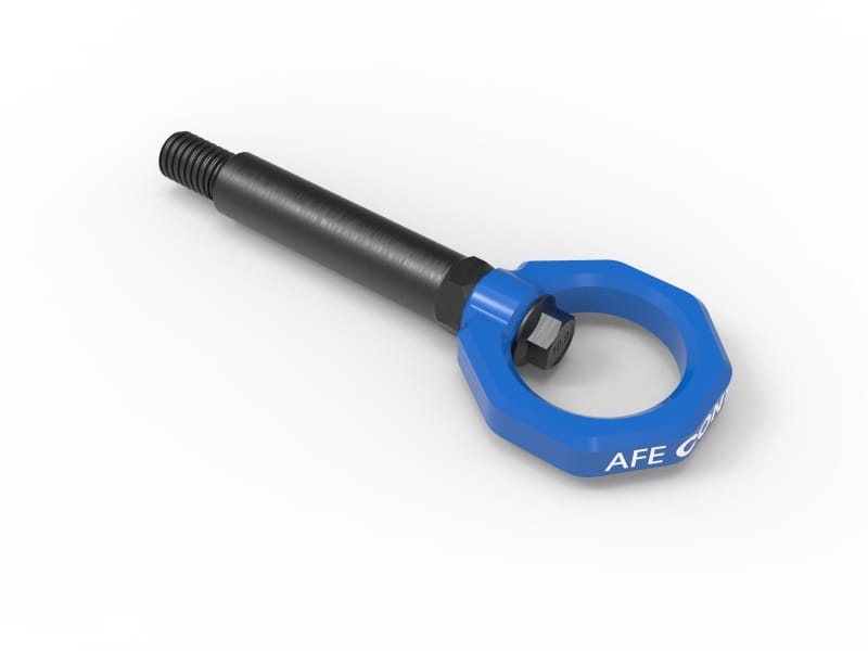 aFe — aFe CONTROL Rear Tow Hook Blue