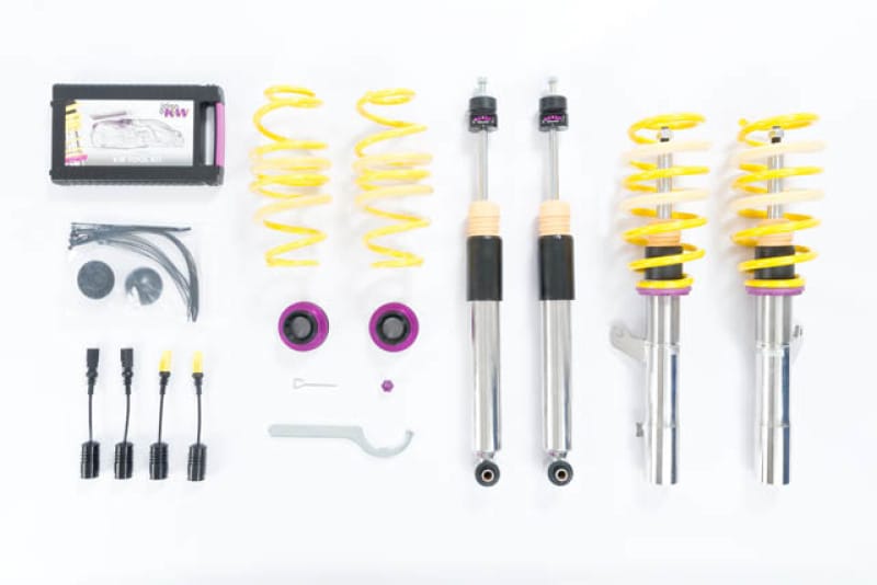 KW — Height Adjustable Coilovers with Independent Compression and Rebound Technology
KW COILOVER KIT V3 BUNDLE - 352100AE
