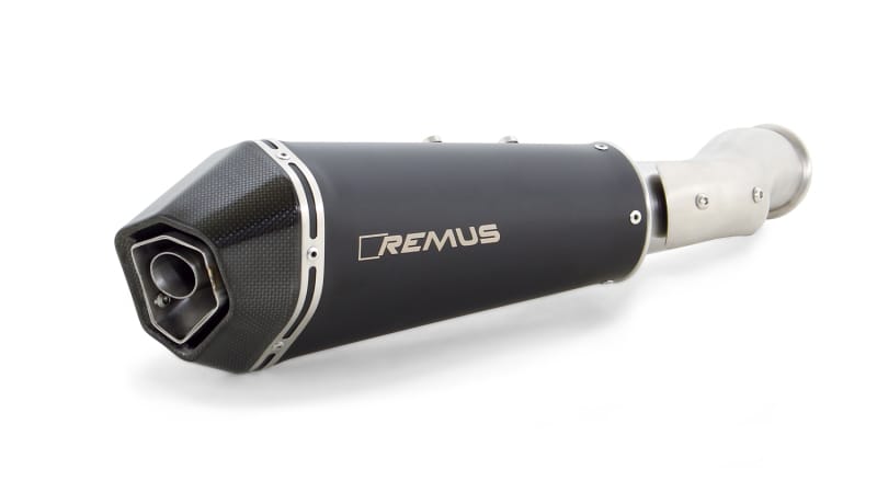 Remus — Remus 2018 KTM 790 Duke 77 kW (Euro 4) Hypercone Black Slip On w/Heat Shield