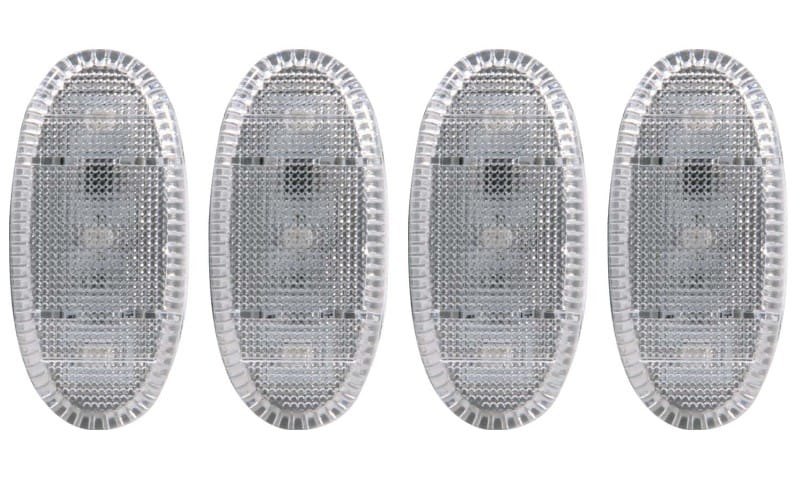 ANZO — ANZO 2011-2016 Ford F-350 LED Fender Light Kit Clear 2pc Amber / 2pc Red
SideMrkrLghtAssy