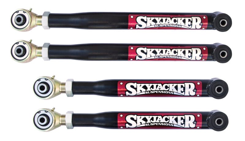 Skyjacker — Control Arms; Set of 4; Black; Steel; with Currie Joints