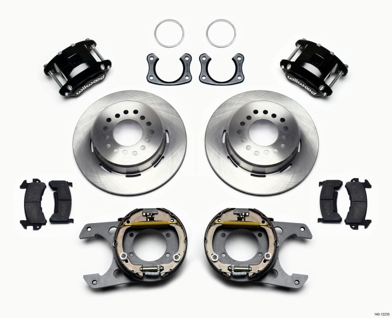 Wilwood — KIT,REAR,DISC/DRUM,BIG FORD,NEW STYLE 2.50 OFFSET,D154,1PC ROTOR,FRONT MT
