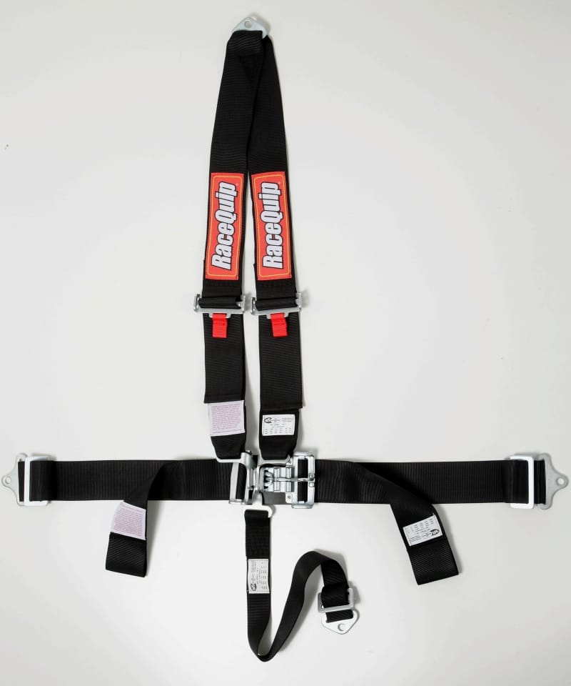 Racequip — RaceQuip Black L & L V4pt Seat Belt