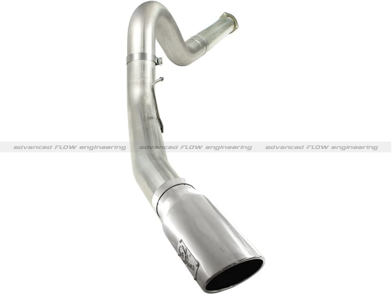 aFe — MACH Force XP 5" DPF-Back StainlessSteel Ext Sys Ford Diesel Trks 11-14 V8-6.7L
Large Bore-HD 5 IN 409 Stainless Steel DPF-Back Exhaust System w/Polished Tip