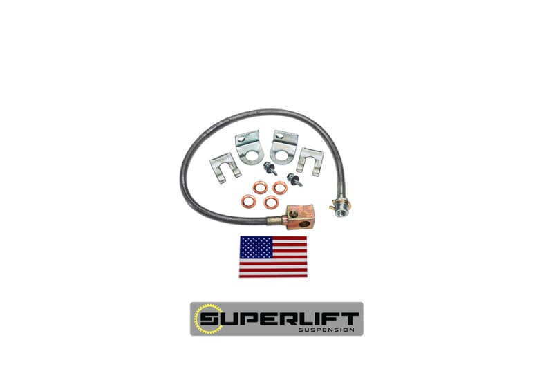 Superlift — Bulletproof Brake Hose - Rear - 97-05 Wrangler TJ w/ 4-6" Lift
Bulletproof Brake Hose-Rear-97-05 Wrangler TJ w/4-6in. Lift