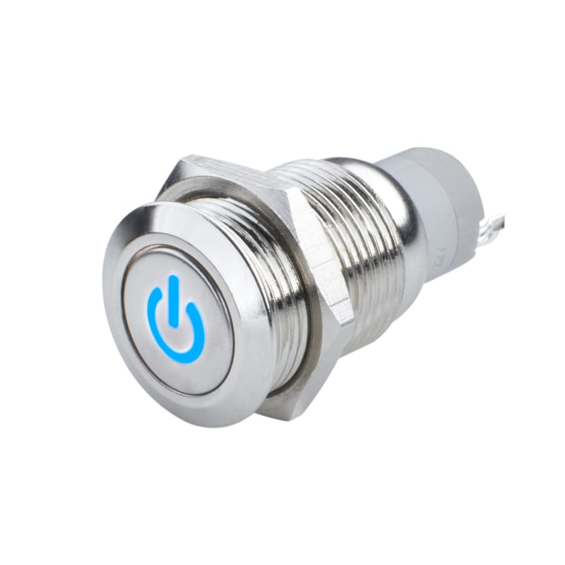 ORACLE Lighting — Oracle Pre-Wired Power Symbol Momentary Flush Mount LED Switch - Blue
Switches