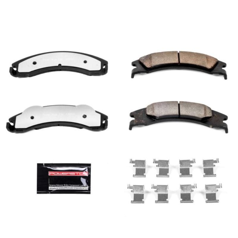 PowerStop — PowerStop - Z36 Truck and SUV Carbon-Fiber Ceramic Brake Pads with Hardware Kit