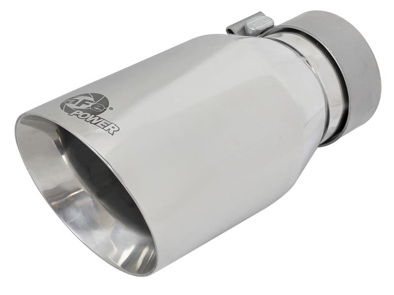 aFe — MACH Force-Xp 304 Stainless Steel Clamp-on Exhaust Tip Polished