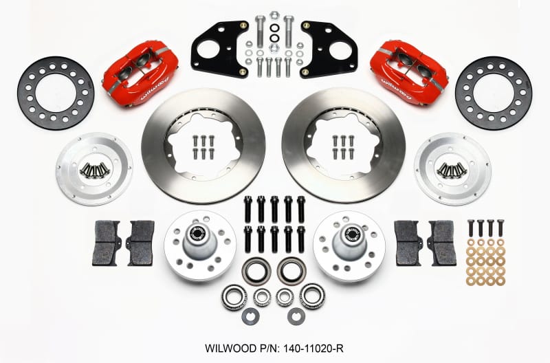 Wilwood — KIT,FRONT,B&E BODY,62-72,DRUM,FDLI,11.00 RED