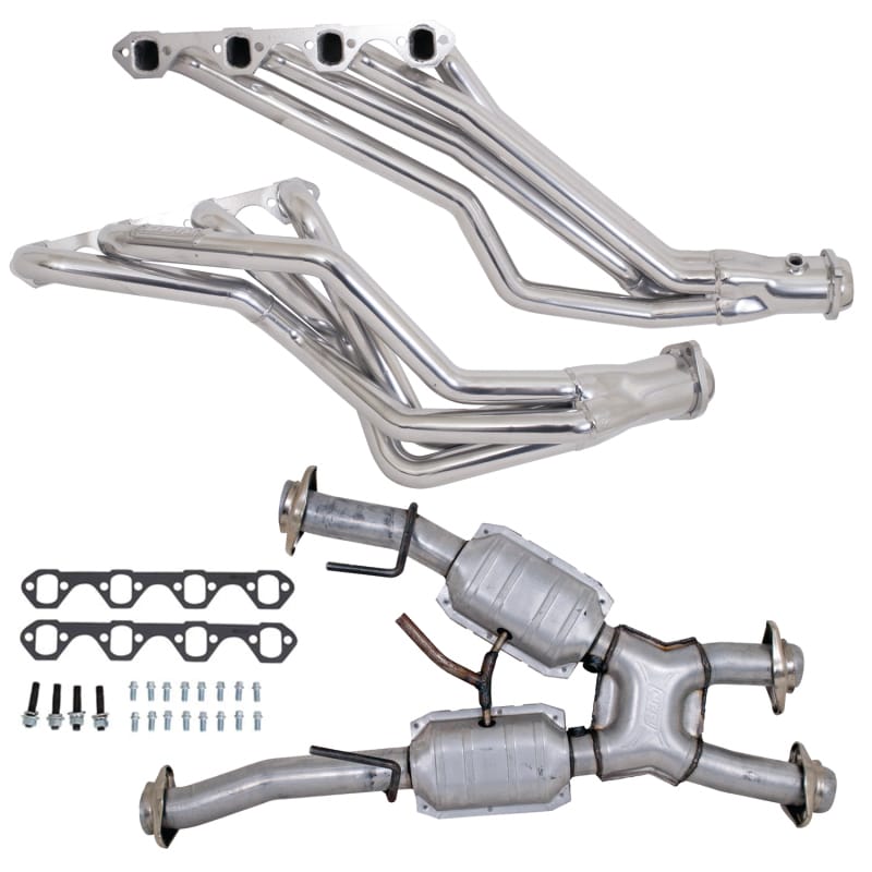 BBK — Long Tube Exhaust Header w/Catted Mid X Pipe