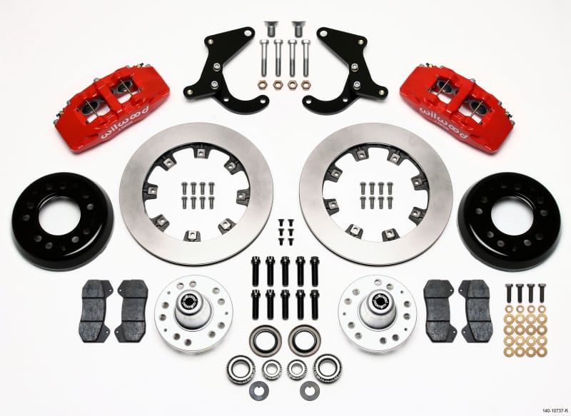 Wilwood — KIT,FRONT,CHEVY,55-57,DP6,12.19 ROTOR RED