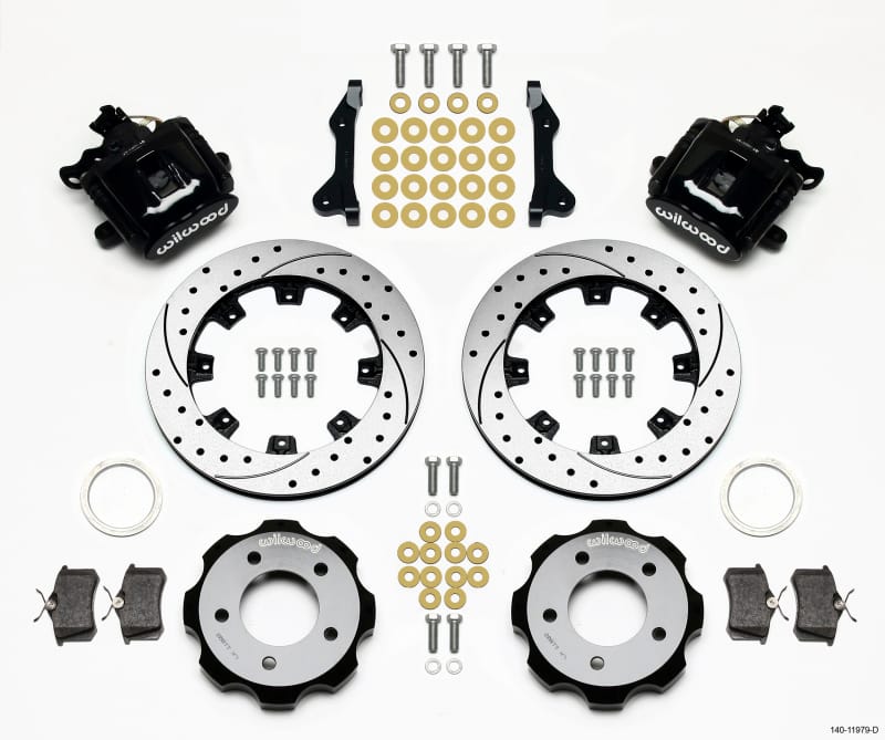 Wilwood — KIT,REAR,HONDA CIVIC,06-UP,.81,VENTED 12.19 ROTOR,DRILLED