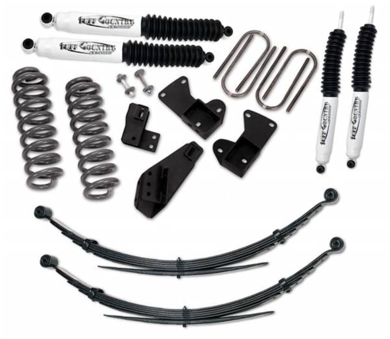Tuff Country — 1981-1996 Ford Bronco 4x4-2.5in. Performance Lift Kit by (SX8000 Shocks)