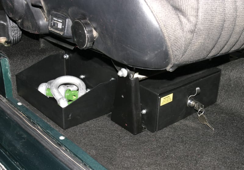 Tuffy Products — Tuffy Ford Bronco Underseat Drawer Passenger W/ Keyed Lock
Underseat Drawer