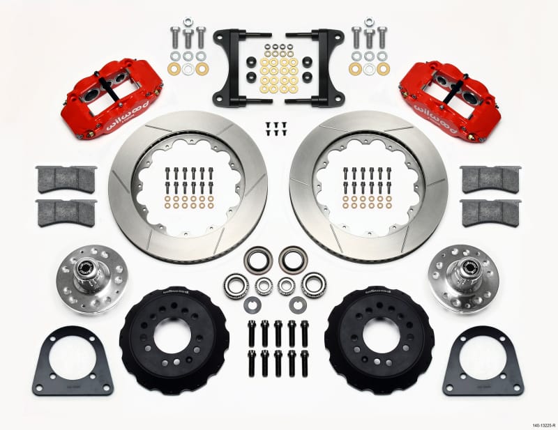 Wilwood — Wilwood Narrow Superlite 6R Front Hub Kit 14.00in Red TCI-IFS 71-78 (Pinto Based)
BRAKE KIT