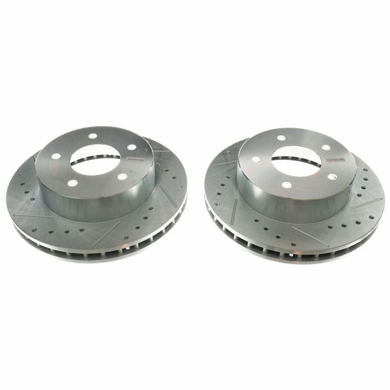 PowerStop — PowerStop Evolution Performance Drilled, Slotted & Plated Brake Rotor Pair