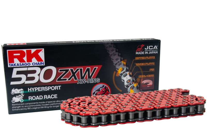RK Chain — RK Chain RR530ZXW-100L XW-Ring - Red