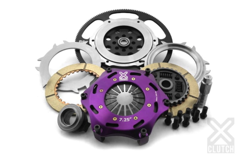 XCLUTCH — Clutch Kit Inc Chromoly Flywheel; 7  1/4" Twin Sprung Ceramic Clutch Discs