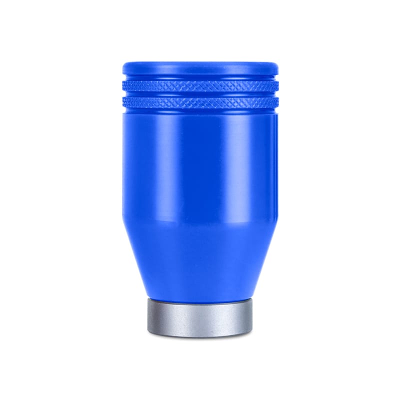 Mishimoto — Shift Knob, World Rally Blue, w/Silver Core, Weighted, fits Subaru WRX 2022+