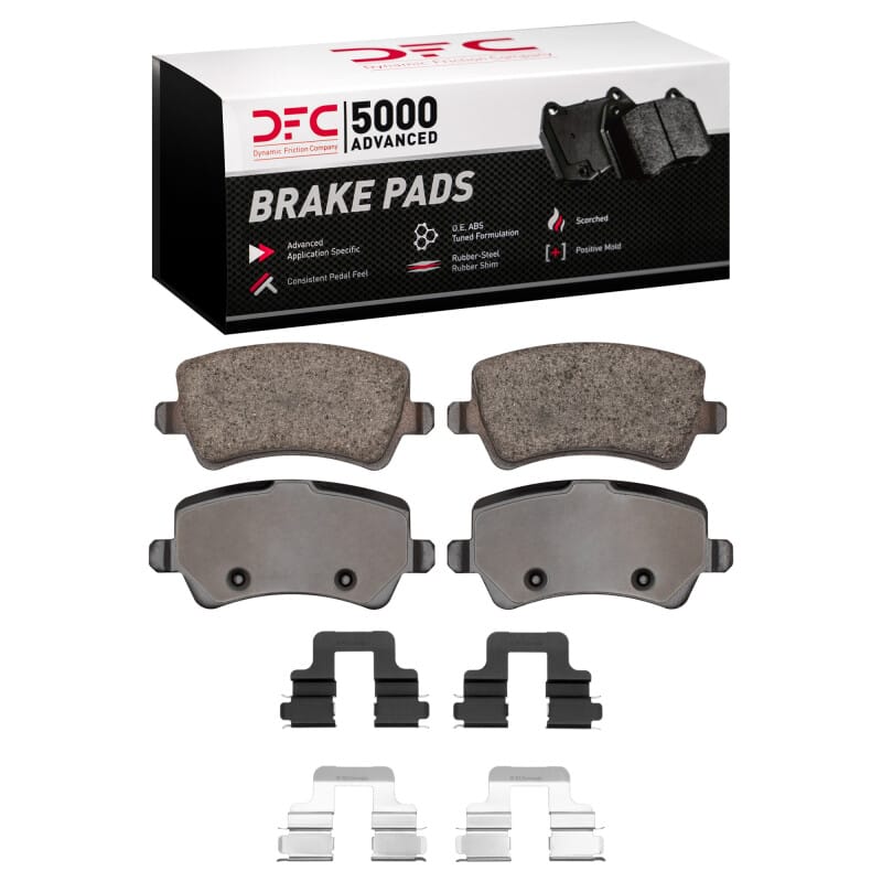 DFC — DFC 5000 Advanced Pads - Low-Metallic and Hardware Kit