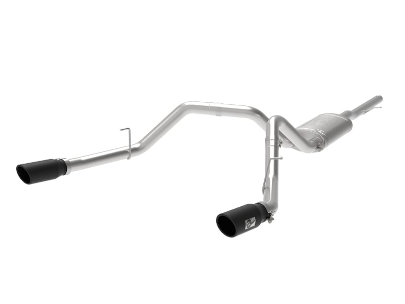 aFe — Apollo GT Series 3 IN 409 Stainless Steel Cat-Back Exhaust System w/ Black Tip