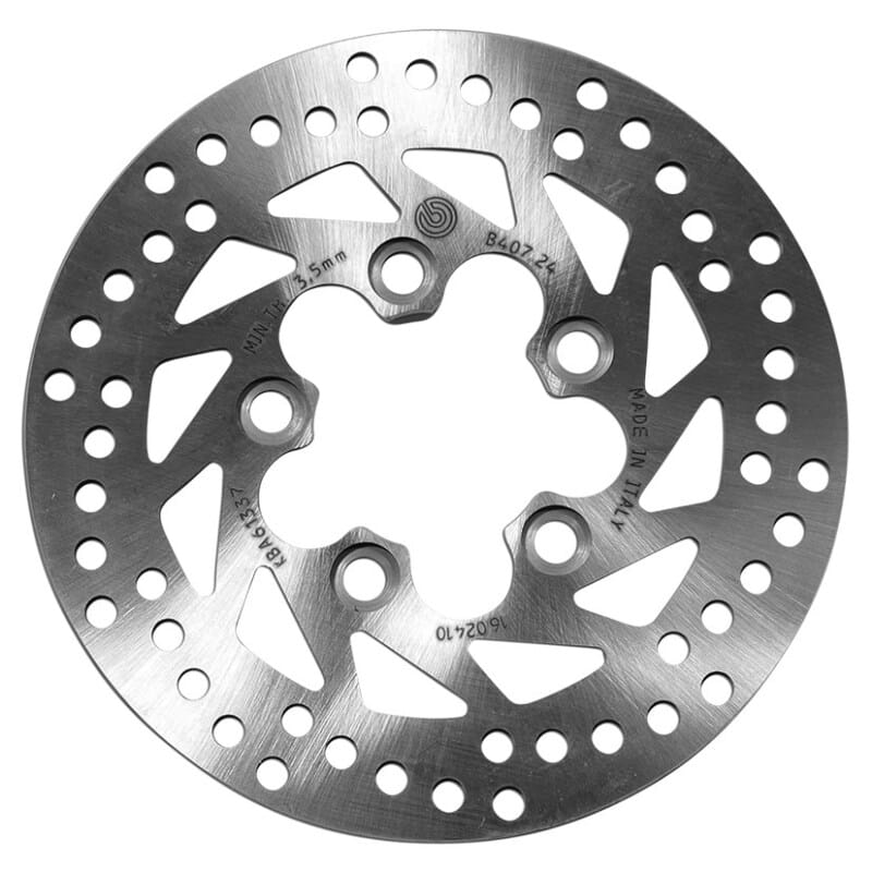 Brembo OE Powersports — Brembo OE 00-06 Kymco B&W, Dink Sport 125cc 200x4mm Brake Disc - Rear Fixed