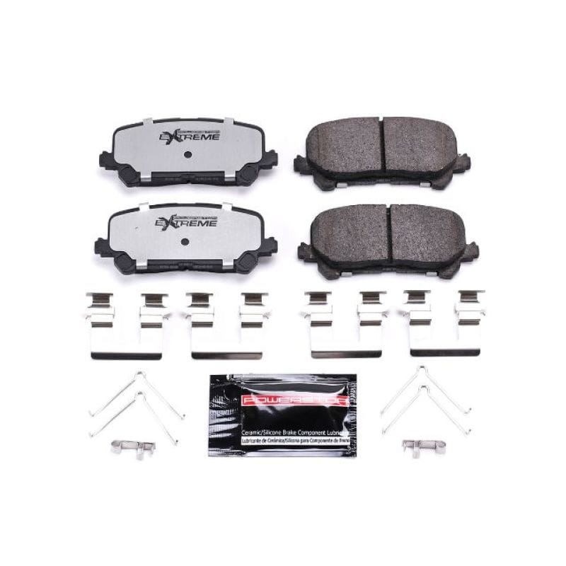 PowerStop — PowerStop - Z36 Truck and SUV Carbon-Fiber Ceramic Brake Pads with Hardware Kit