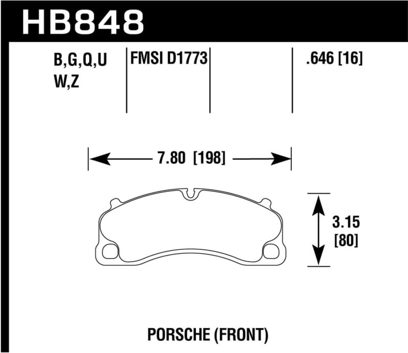 Hawk Performance — Performance Ceramic Disc Brake Pad