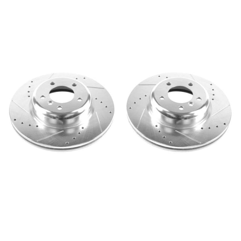 PowerStop — PowerStop Evolution Performance Drilled, Slotted & Plated Brake Rotor Pair