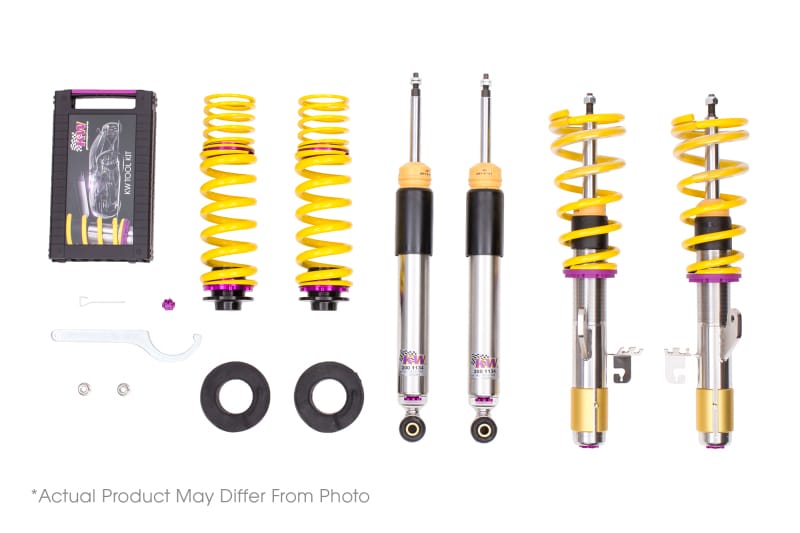 KW — Height Adjustable Coilovers with Independent Compression and Rebound Technology
KW COILOVER KIT V3 BUNDLE - 35282035