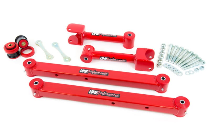 UMI Performance — UMI rear control arm kit improves handling, reduces wheel hop, USA-made.