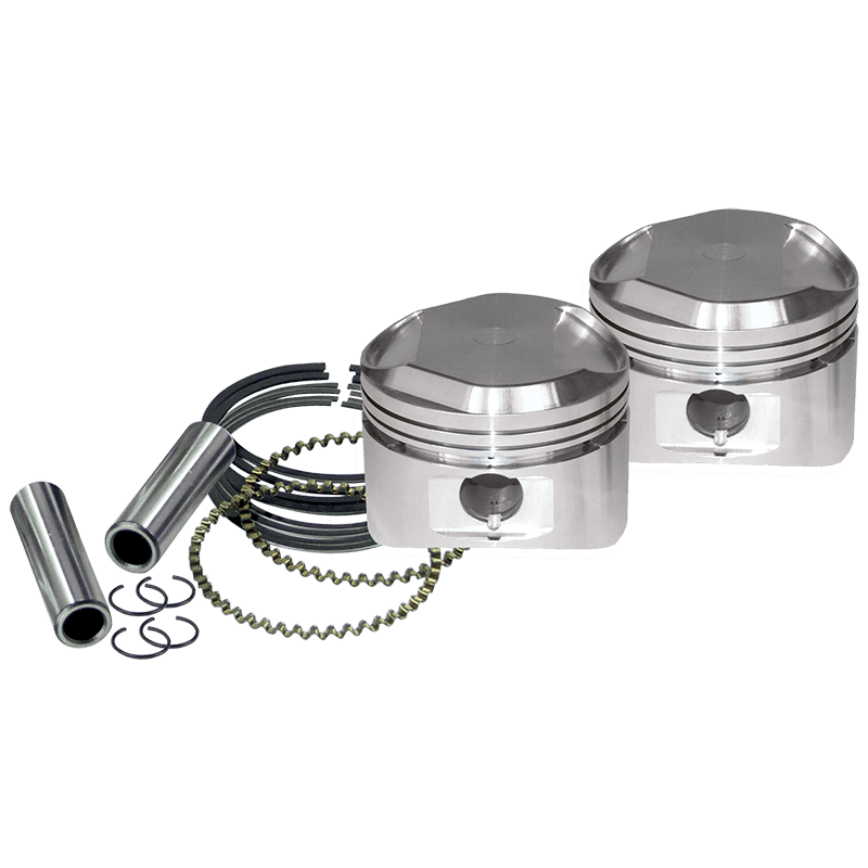 S&S Cycle — S&S Cycle 84-99 BT 89in High Compression Stroker Pistons - Standard