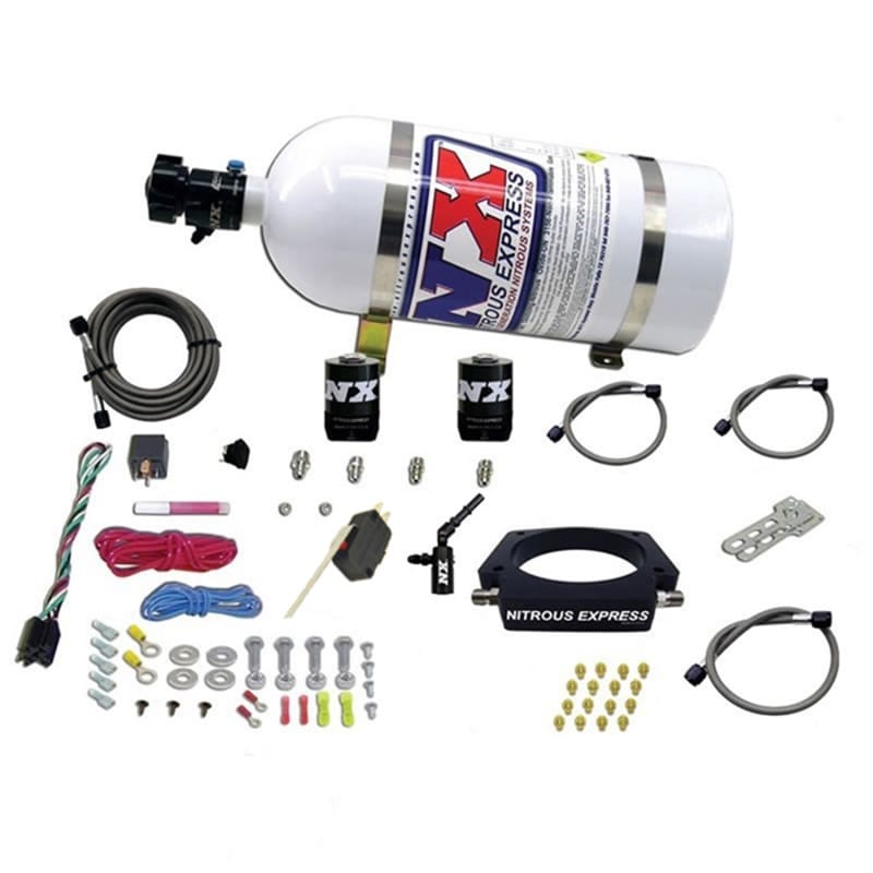 Nitrous Express — LT2 C8 NITROUS PLATE SYSTEM (50-300HP) W/ 10LB BOTTLE
Nitrous Oxide Injection System Kit
