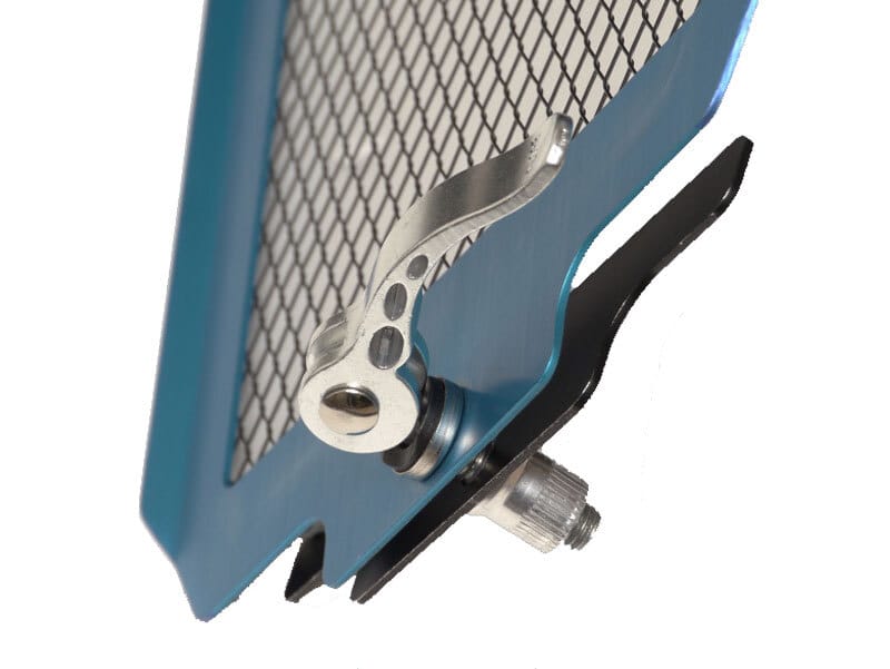 Cusco — Cusco 04-07 Impreza WRX STi Turbo (GD - EJ20/25T) Aluminum Intercooler Protection Grill Kit - Blue
