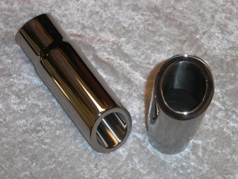 Stainless Works — Stainless Works Double Wall Slash Cut Tip 3" Body 9" Length 2-1/2" Inlet