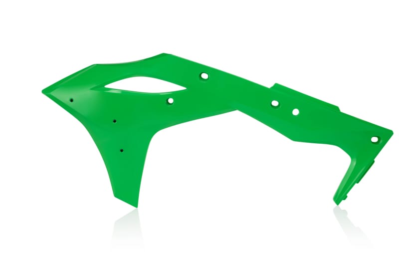 Cycra — Cycra 17-20 Kawasaki KX250F Powerflow Radiator Shrouds - OEM Green
