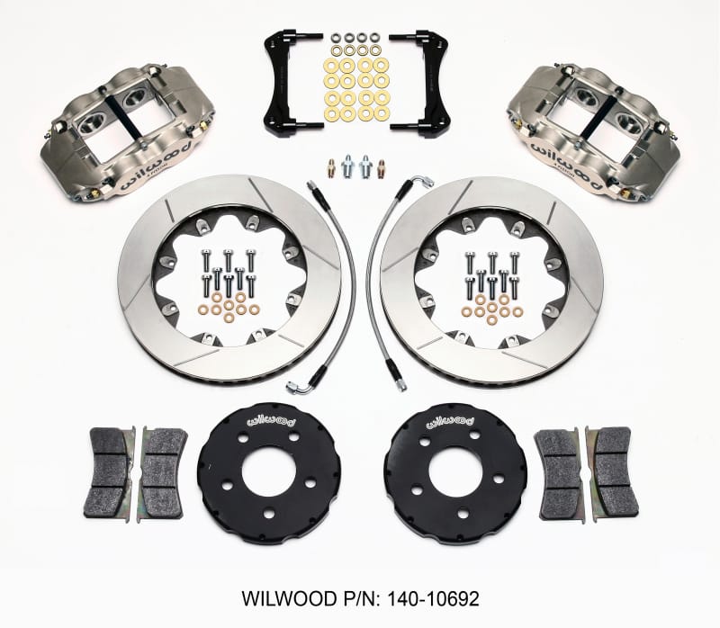 Wilwood — KIT,FRONT,MUSTANG,94-04,FSL4R,1.88/1.62 W/THERM,12.19x1.25,W/LINES