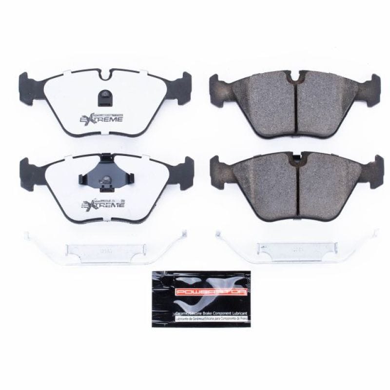 PowerStop — PowerStop - Z26 Performance Carbon-Fiber Ceramic Brake Pads with Hardware Kit