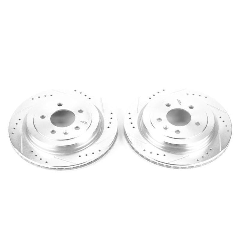 PowerStop — PowerStop Evolution Performance Drilled, Slotted & Plated Brake Rotor Pair