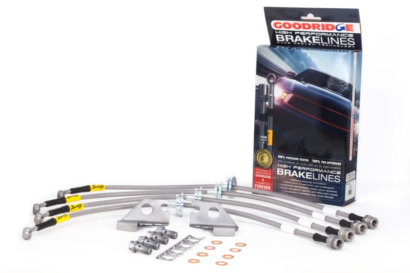Goodridge — G-STOP SS Braided Brake Line Kit