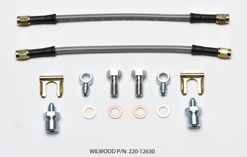 Wilwood — FLEXLINE KIT,D154,10in.,3/8-24 IF TO 10mm,BANJO