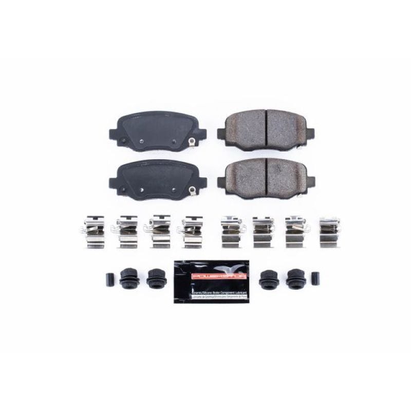PowerStop — PowerStop - Z23 Daily Driver Carbon-Fiber Ceramic Brake Pads with Hardware Kit