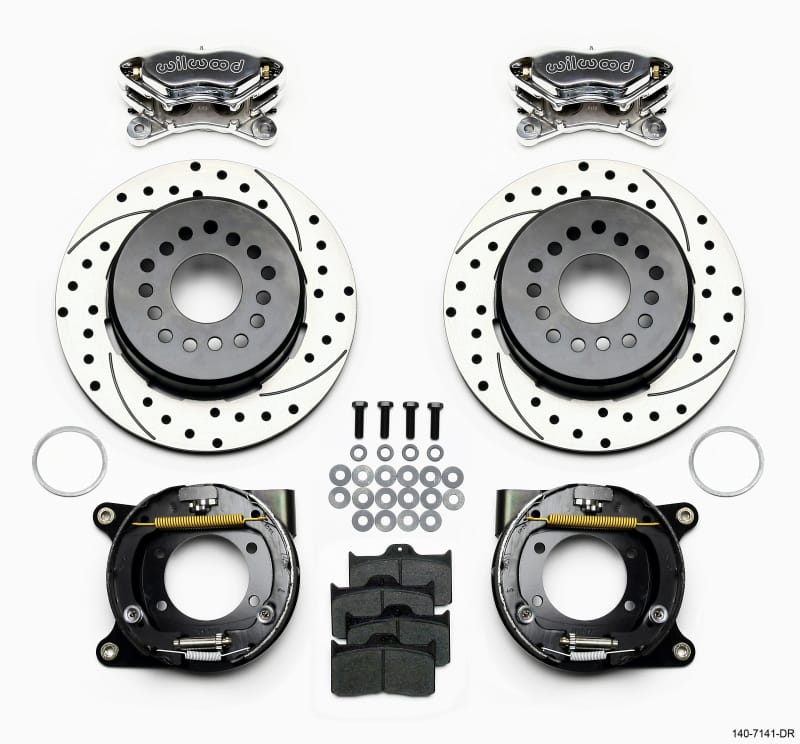 Wilwood — KIT,REAR,DISC/DRUM,12 BOLT,2.75/2.81 OFFSET,1PC,SRP,POLISH