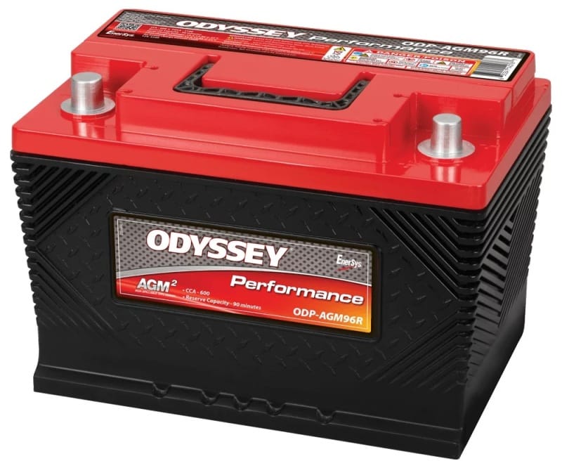 Odyssey Battery — battery, auto, Odyssey ODP-AGM96R, group 96R AGM