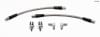 Wilwood — Wilwood GM 1500/2500 Rear (w/13in Rotor) 10in OAL Flexline Brake Hose w/Fittings