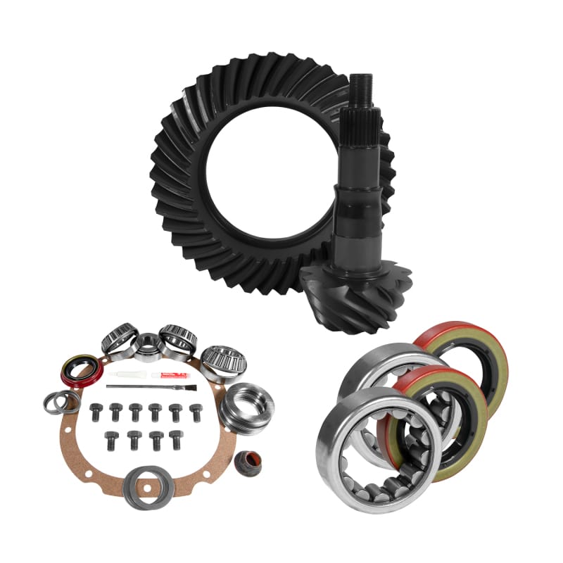 Yukon Gear & Axle — 8.8in. Ford 4.88 Rear Ring/Pinion; Install Kit; 2.53in. OD Axle Bearings/Seals
8.8" Ford 4.88 Rear Ring & Pinion, Install Kit, 2.53" OD Axle Bearings & Seals