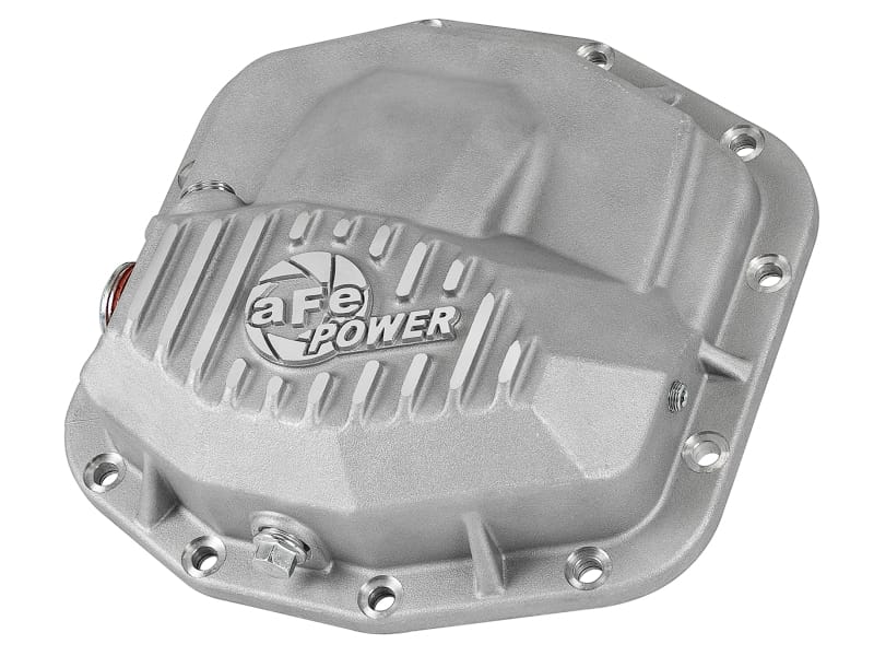 aFe — aFe POWER Street Series Front Differential Cover Raw Finish w/ Machined Fins